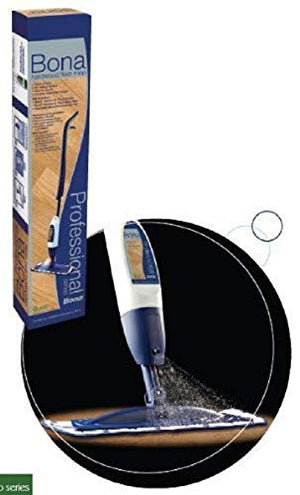 Bona WM710013408 Hardwood Floor Mop, 15" Microfiber Head, 52" Handle, Blue