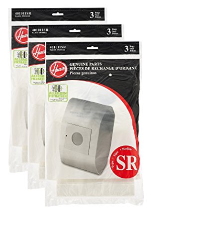 Hoover Duros Type SR Vacuum Bags with MicroFiltration Vacuum Cleaners, Part 101010SR, 401010SR, S3590, S3591, S3590HV