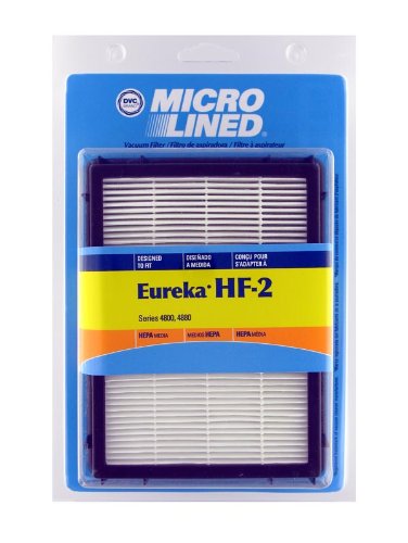 MicroLined Eureka Style HF-2 Upright Vacuum Cleaner Filter Fits: 4800, 4880 Series