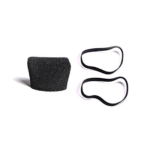 Dirt Devil FH50010, FH50035 Easy Steamer Foam Filter With 2pk Style 7 Flat Belts Part 1700750600, 3400615001