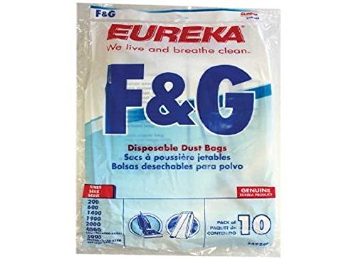 Bolsas de papel Eureka Upright F &amp; G, paquete de 10, OEM n.° 54924b-10
