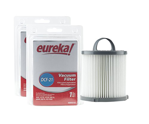 Genuine Eureka DCF-21 Vacuum Filter, Case Pack of 2 Filters Part 68931A-2