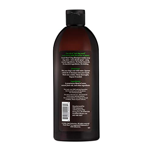 Champú para perros Fresh Wave que elimina los olores, 16 oz, parte 090, 027