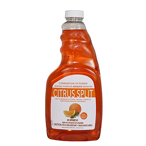 Kirby Citrus Split 16oz Bottle All Purpose Cleaner Stain Adhesive Remover Part 283112S