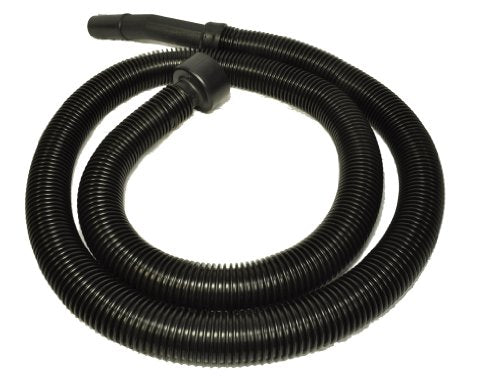 Manguera flexible negra de 6 pies para aspiradora en seco y húmedo, conexión para extremo de máquina de 2 1/2", manguera de 1 1/4", conexión para extremo de accesorio de 1 1/4"