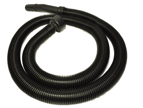 Wet Dry Vac 6 Foot Black Flexible Hose, 2 1/2" machine end fitting, 1 1/4" hose, 1 1/4" attachment end fitting