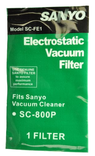Sanyo Model SC-FE1, SC-800P Vacuum Cleaner Filter