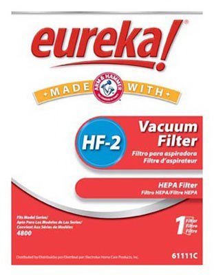 Filtro HEPA 4870/4880/4872/7885 para escape Eureka HF2, Pieza plisada 61111D, 61111B, 61111
