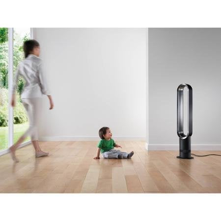 Ventilador de torre Dyson AM07 Cool Tower Tecnología multiplicadora de aire, Ventilador de torre fría, Color negro SKU 300906-01
