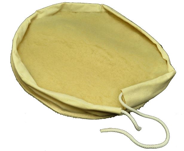 Oreck Commercial Orbiter Polishing Pad Lambs Wool Buffing Pad 12" Diameter White Part 437-054, 437054