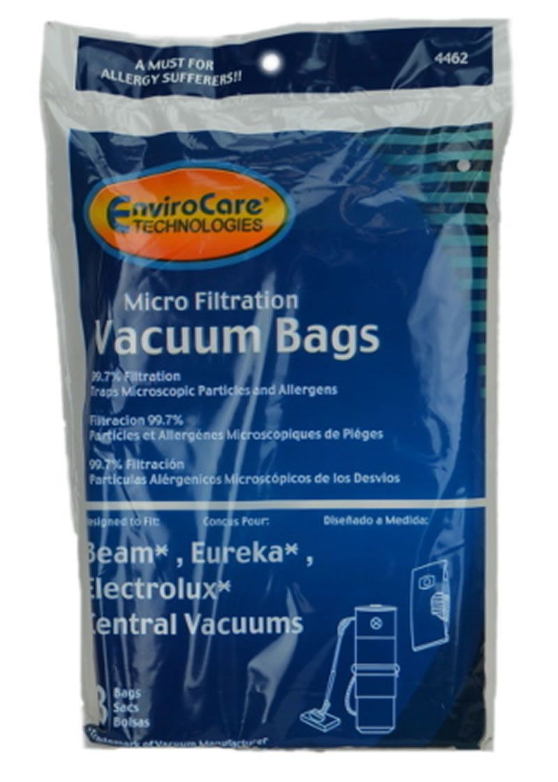 Electrolux Beam Central Vac, Beam, Eureka, Paper Bags, 3Pk, Part 4462