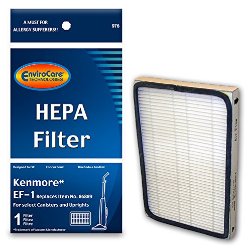 HEPA Vacuum Filter for Kenmore EF-1 for Select Canisters and Uprights Part 976