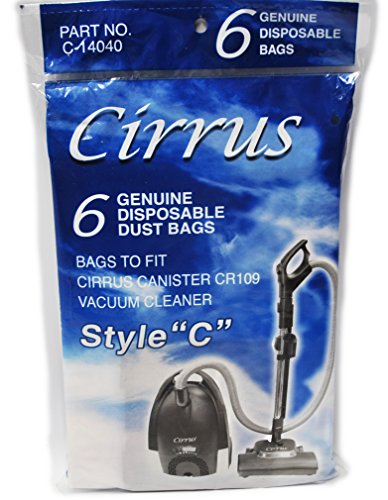 Cirrus C Style Cloth Canister Vacuum Bags CR109
