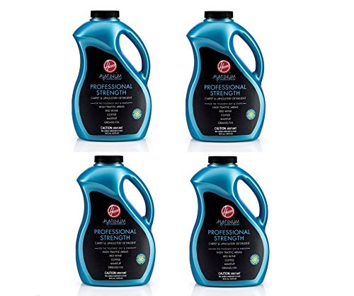 Hoover Platinum Collection Professional Strength Carpet & Upholstery Detergent 50oz, AH30525. Pack of 4