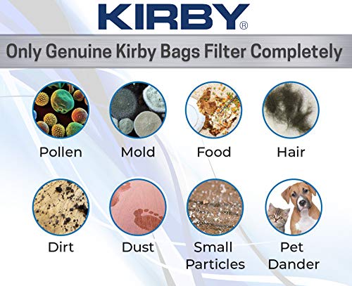 Kirby Charcoal Odor Control Vacuum Paper Bags, (2 Pack) Part 202816