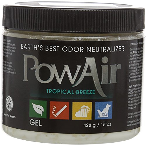 Gel neutralizador de olores PowAir | Brisa tropical | 14 oz