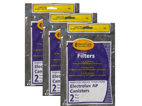 Electrolux, Aerus AP100 Canister Vacuum HEPA Vacuum Filters for LE 2100, Diplomat, Ambassador, Epic 6500, Generic Part 902