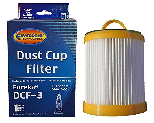 Eureka Filter, DCF3 Dirt Cup Pleated HEPA Round 5700/58 Generic Part F922