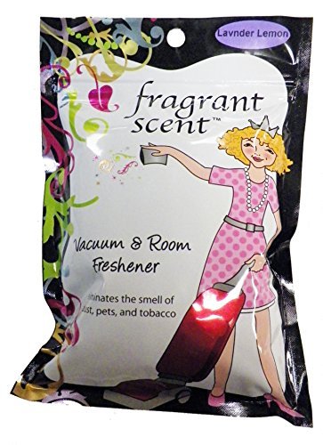 Aspiradora con cristales aromáticos de lavanda y limón