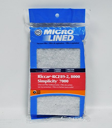 Juego de filtros de repuesto genéricos para Riccar RCF89-2, 8000 Simplicity 7000, pieza 195210