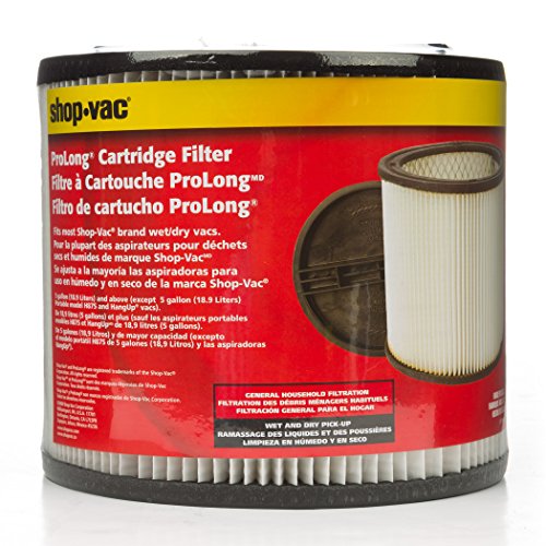 Shop-Vac Genuine Cartridge Filter, Single Pack Part 9030400, 9030433