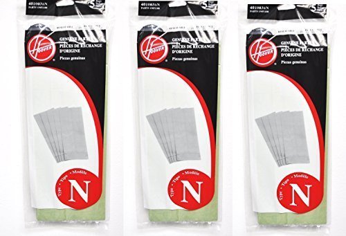Hoover Type N  Porta Power, Swingette Vacuum Bags, Part 4010038N