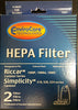 Riccar RF15, Simplicity S24 Vacuum Cleaner Filter Generic Part F983