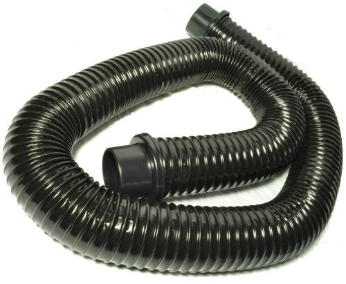 Manguera flexible negra de 6 pies para aspiradora en seco y húmedo, conexión de 2 1/4", manguera de 2 1/2"