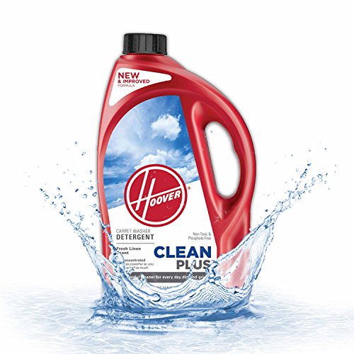 Limpiador y desodorante para alfombras con fórmula concentrada Hoover Clean Plus, 64 oz, pieza AH30330NF, AH30330