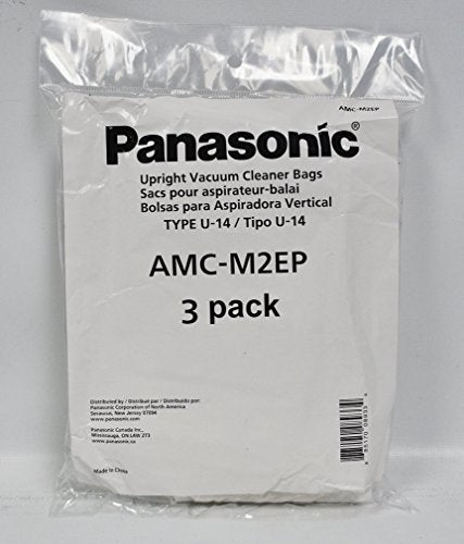 Panasonic Type U-14,Upright Paper Vacuum Bags,3PK