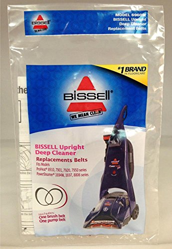 Vacuum Parts & Accessories Genuine Bissell Pro-Heat Steamer Belt Set 6960W w/Instructions