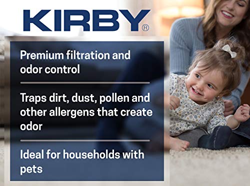 Kirby Charcoal Odor Control Vacuum Paper Bags, (2 Pack) Part 202816