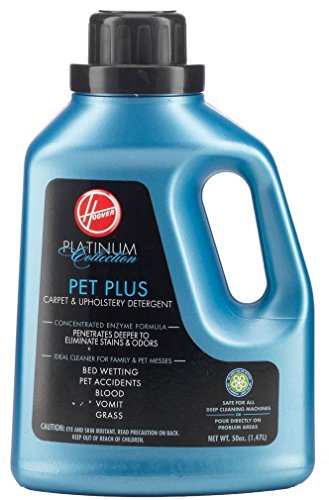 Hoover AH30035 Carpet Cleaner and Upholstery Detergent Solution, Platinum Collection Pet Plus Formula, 50 oz