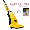 Carpet Pro CPU 2 Commercial Vacuum Cleaner + 3pk Upright Bags + CPU1/CPU2 Belt