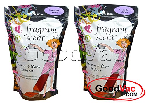 Gránulos desodorizantes de lavanda y limón con aroma a cristales aromáticos al vacío de Good Home Scents, bolsa resellable grande de 8 oz, de 60 a 65 aplicaciones (2)