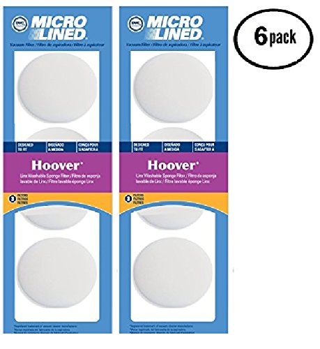 Hoover Linx Platinum Collection 2 Layer Replacement Filters, 6 Pack 410044001, Generic Part 413506