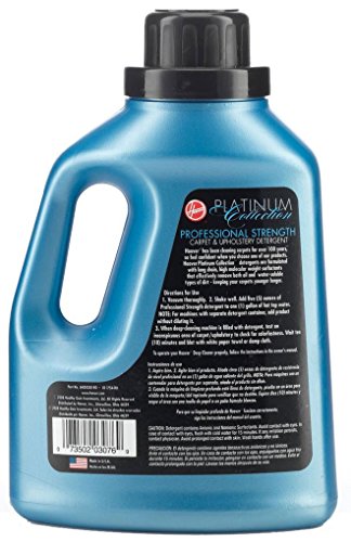 Hoover AH30030 Carpet Cleaner and Upholstery Detergent Solution, Platinum Collection Professional Strength Formula, 50 oz