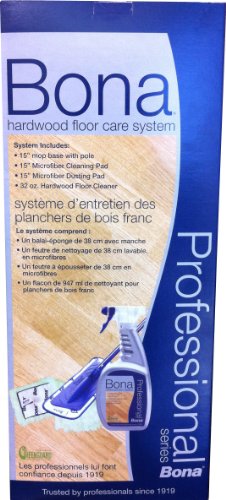 Sistema de cuidado de pisos de madera Bona Pro Series Wm710013398 de 15 pulgadas