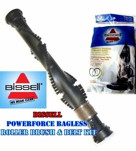 Bissell PowerForce (Turbo) Bagless Genuine Roller Brush and 2 Belts Kit, Part 2031283 & 32074