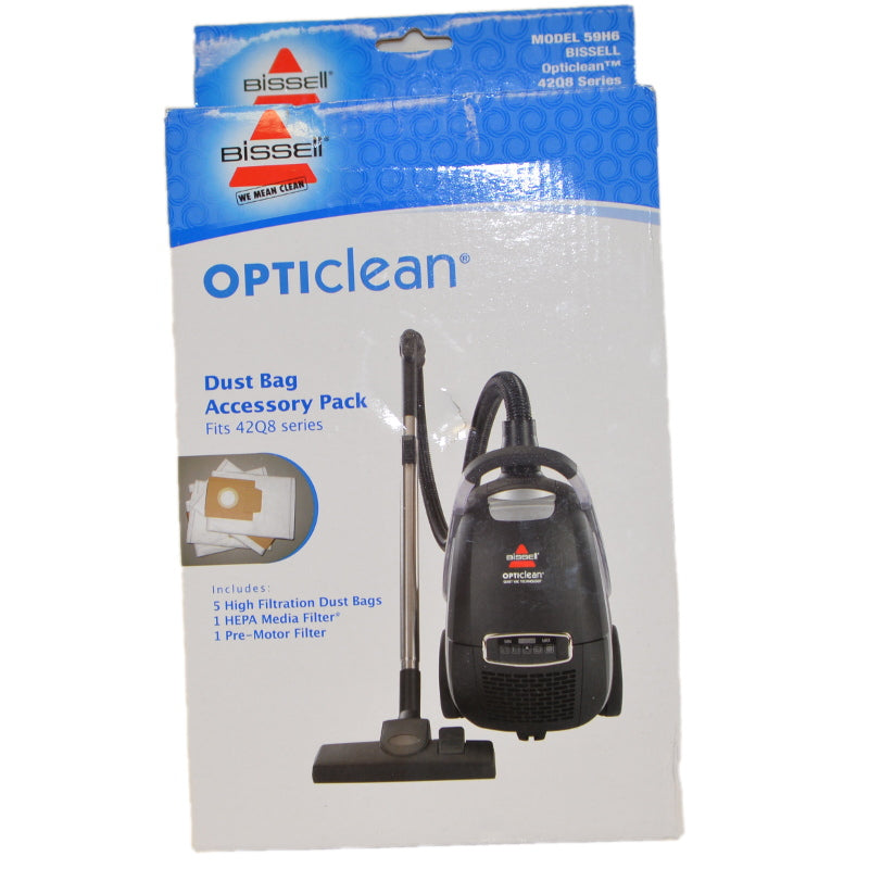 Kit de suministro de aspiradora Bissell Opticlean: 5 bolsas + 2 filtros para recipiente 42Q8, pieza 59H6