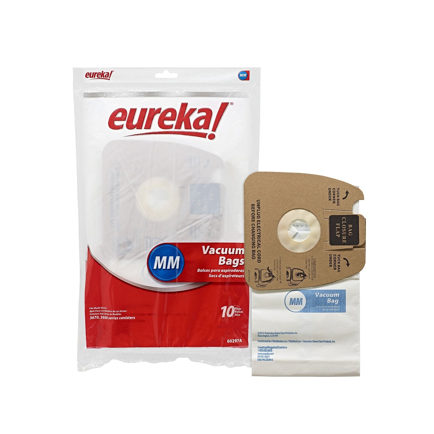 Eureka MM Vacuum Bags Style 10 Per Unit