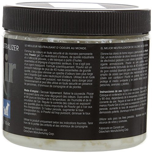 Gel neutralizador de olores PowAir | Brisa tropical | 14 oz