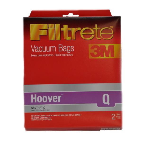 Hoover Style Q Vacuum Paper Bags, Synthetic, fits AH10005, Generic Part 64720-4
