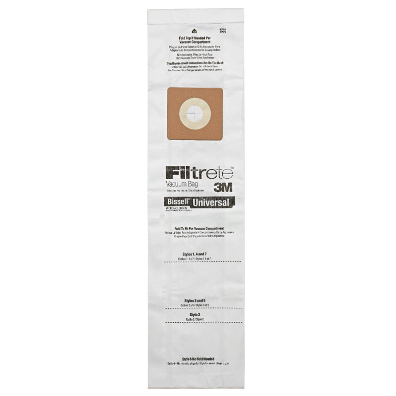 Bissell Style 7 Paper Bags, Universal 3 Pk Part 66707B, 66707A-6