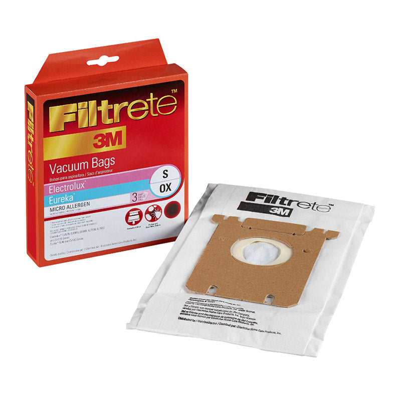 Paper Bag, Eur Style OX Micro Allergen 3Pk Generic Part 67710A