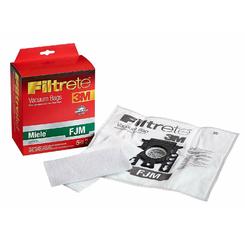 Bolsas para aspiradora Miele Allergen genéricas, 5 unidades + 2 filtros, tipo FJM, de Filtrete 3M, número de pieza 68704-2, 68704A-6