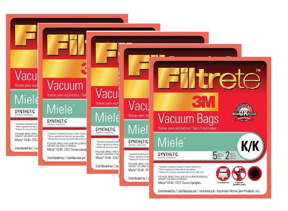Aspiradora vertical Miele Broom con filtro para alérgenos 3M, tipo bolsas KK, pieza 68706-6, 68706