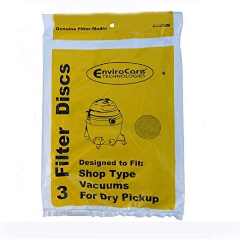 Washable Reusable 3 Filters  for Shop Vac Utility Wet/Dry Vacuums Part 832SW