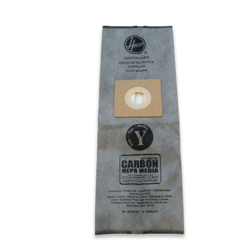 Hoover Paper Bag, HEPA Hoover Type Y Charcoal 1pk Part 902481001