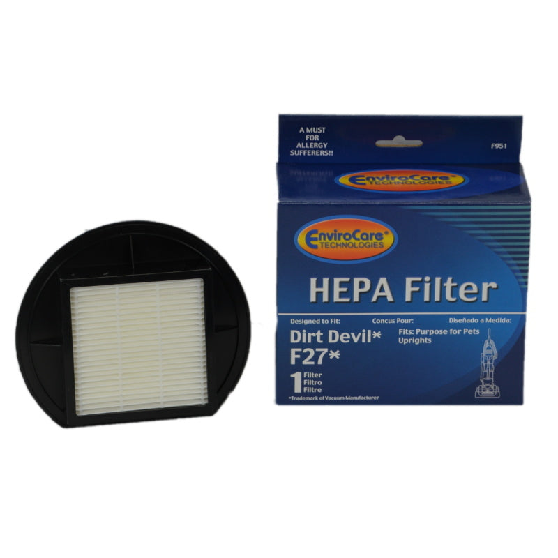 Dirt Devil Type F27 Vacuum Filter For Models 6/10 & Newer, Replaces 2LY2208000 Part F951